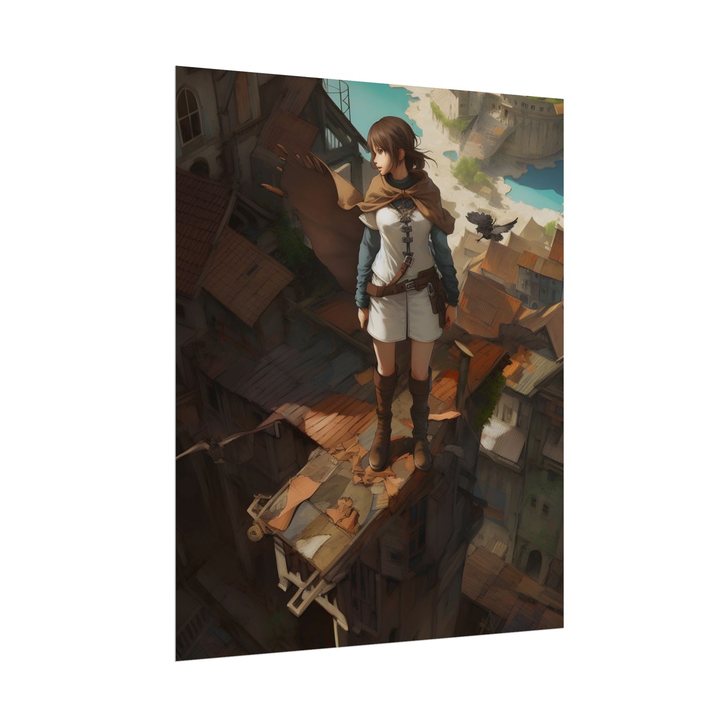 Dramatic Bird's Eye View: Anime in Flight - Poster