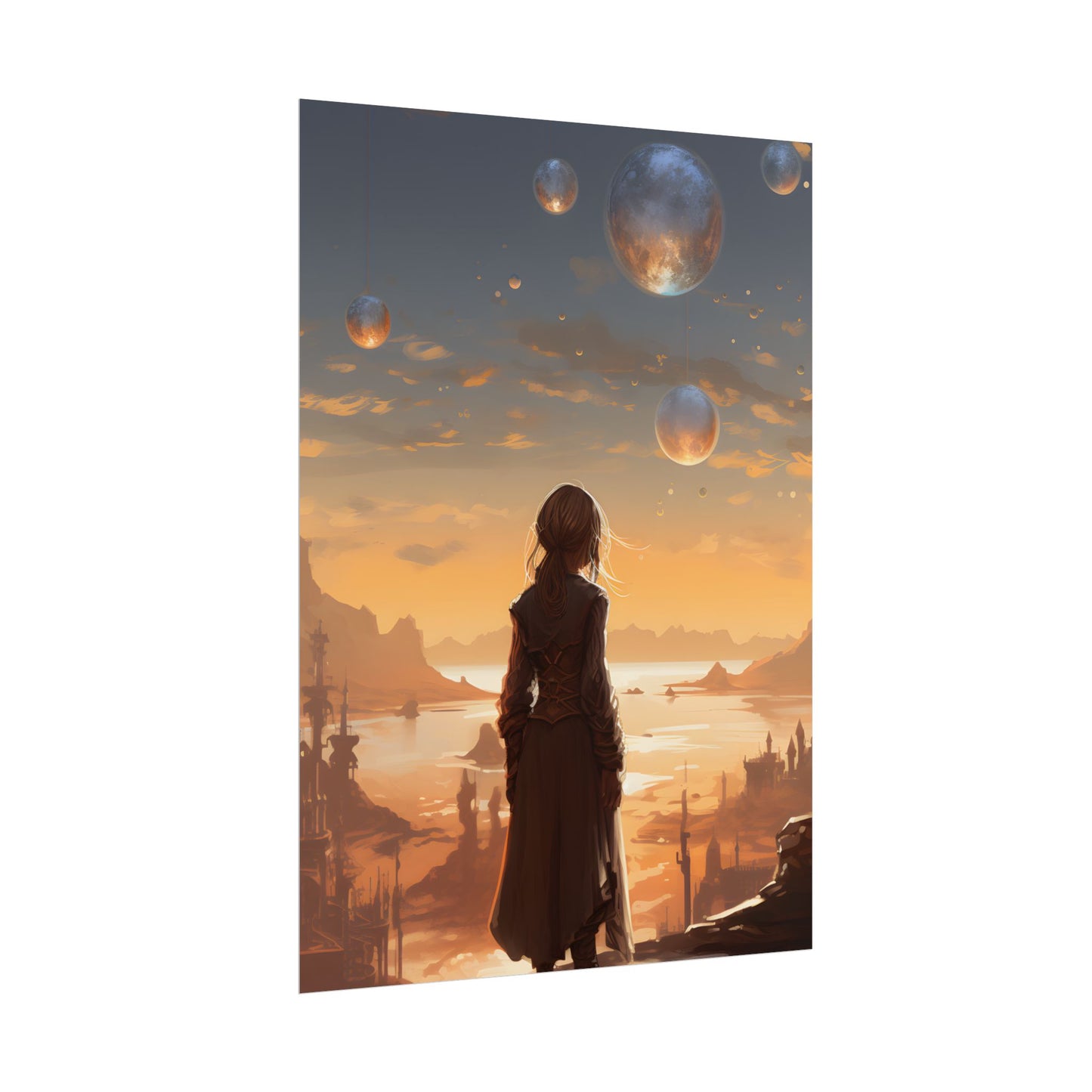 Casual Selfie: Reflection Artwork - Poster