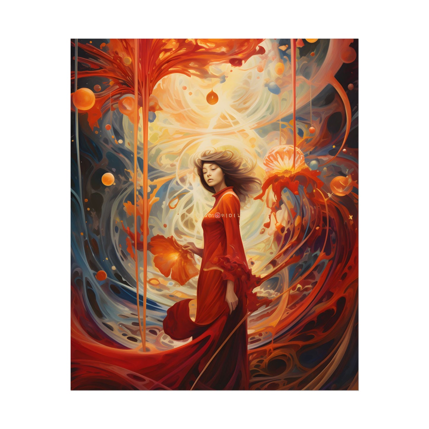 Stellar Gallery: Cosmic Abstract Art Collection - Poster