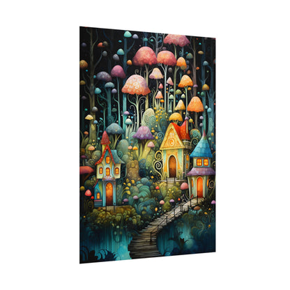 Enchanted Forest Fairies: A Classic Whimsical Artwork - Poster