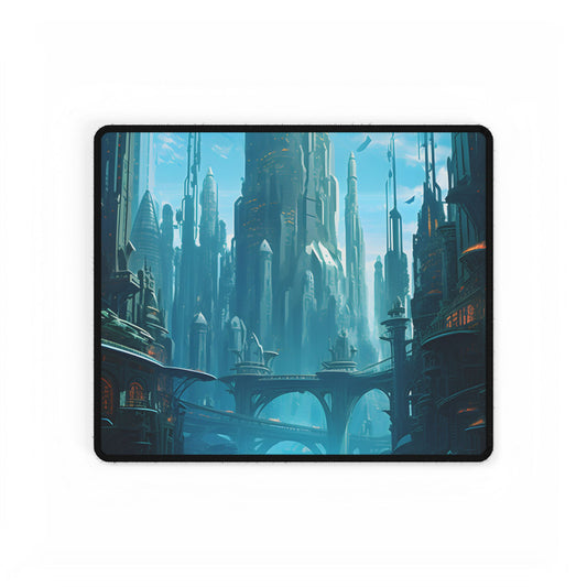 Underwater City of Tomorrow: Futuristic Metropol - Desk Mat