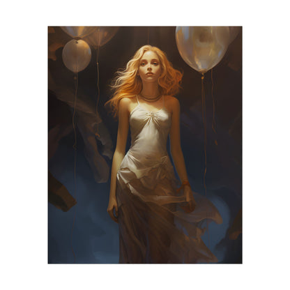 Candid Moment: Person in Nature, Lost in Thought - Poster