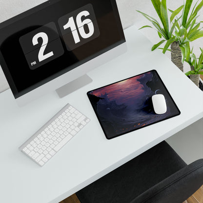 Black Hole Cosmos: Graphic Representation of a Massive Planet - Desk Mat