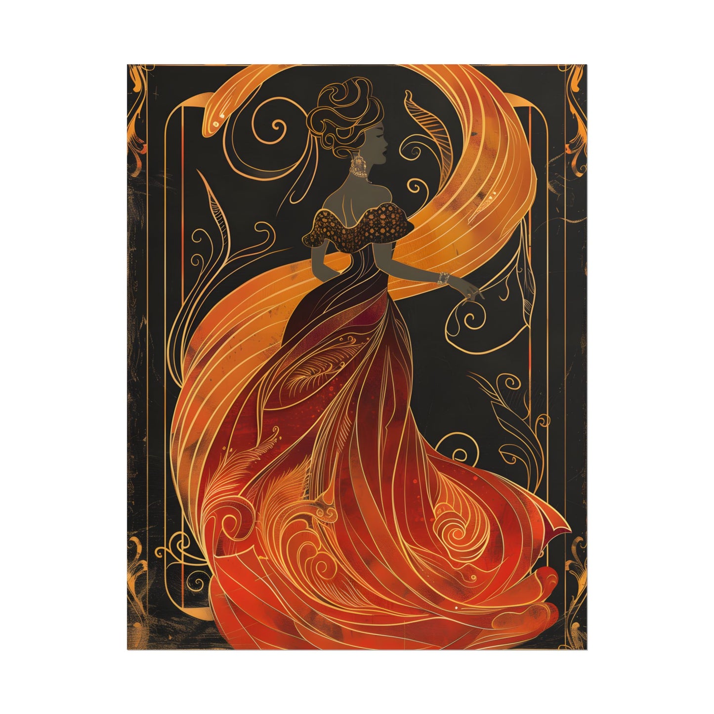 Vintage Art Nouveau Elegant Poster: Batch 1 2024 - Poster