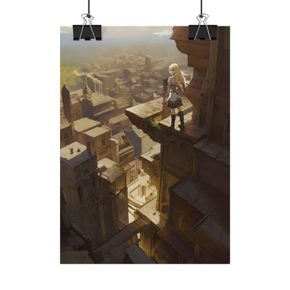 Peaceful Moments: Birds Soar High in Tranquility - Poster