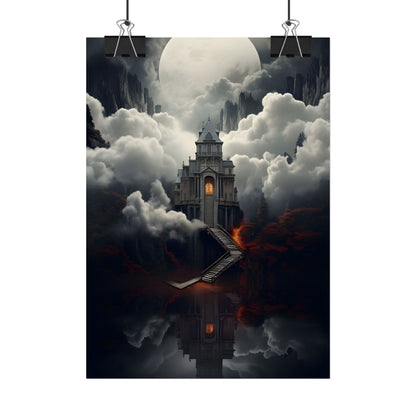 Handheld Message: Personal Artwork in a Small Oval Frame - Poster