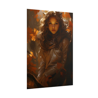 Vibrant Forest Sunshine: Nature Art Photography - Poster