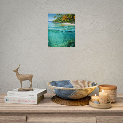 Tropical Island Paradise: Serene Natural Beauty - Poster