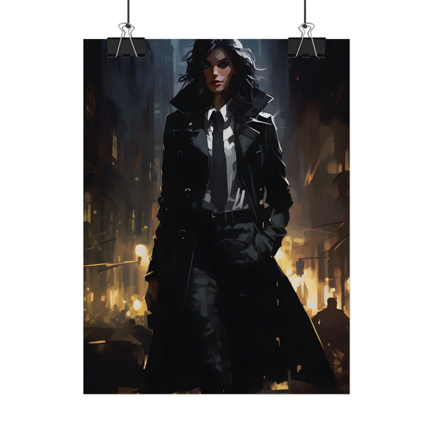 Urban Fantasy Detective: Mystery in City Streets - Poster