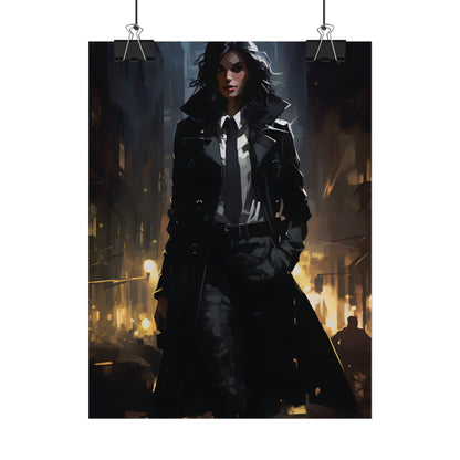 Urban Fantasy Detective: Mystery in City Streets - Poster