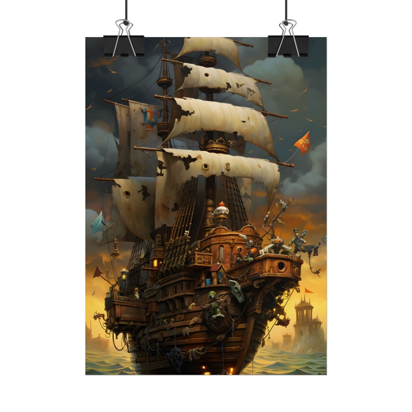 Swashbuckling Time Travelers: Maritime Adventure - Poster