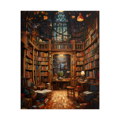 Charming Magical Bookshop: Cozy Book Lover's Paradise - Poster