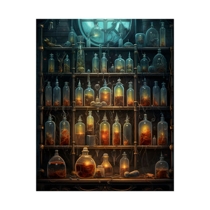 Lab Secrets: A Mysterious Science Experiment Unveiled - Poster