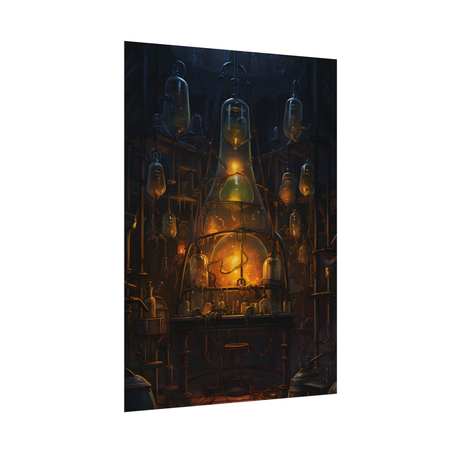 Mysterious Lab: Scientific Secrets in Darkness - Poster