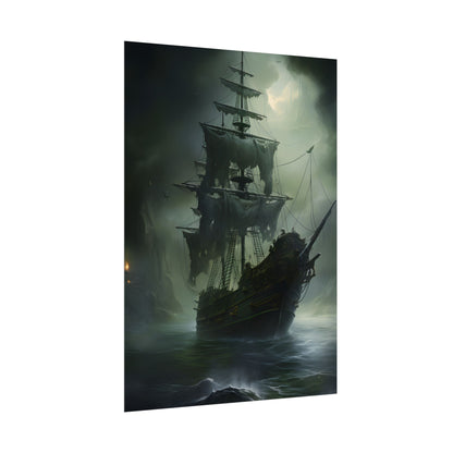 Pirate Ghost Ship: Sailing Through the Ocean - Poster
