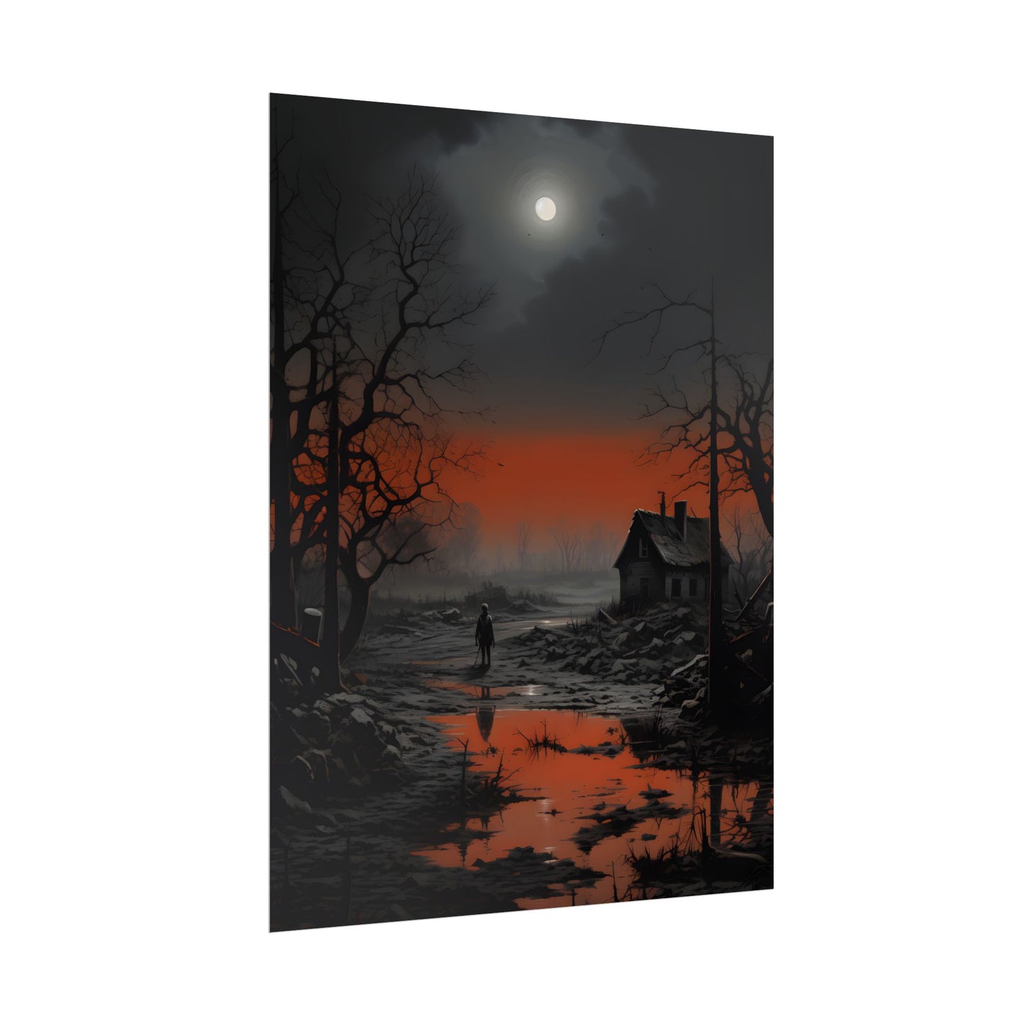 Daytime City Portrait: Outdoors Artwork - Poster
