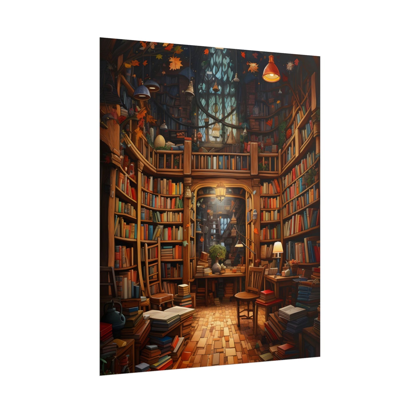 Charming Magical Bookshop: Cozy Book Lover's Paradise - Poster