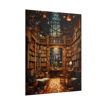 Charming Magical Bookshop: Cozy Book Lover's Paradise - Poster
