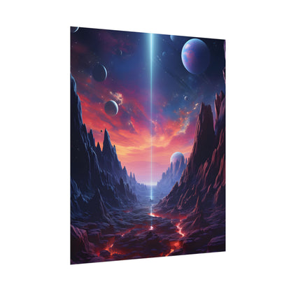 Black Hole Odyssey: A Massive Planet in Space - Poster
