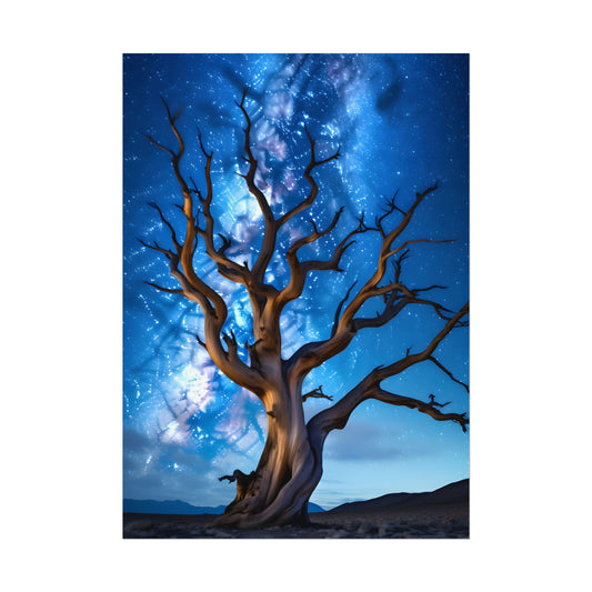 Galactic Stargazing: Explore the Milky Way Night Sky - Poster