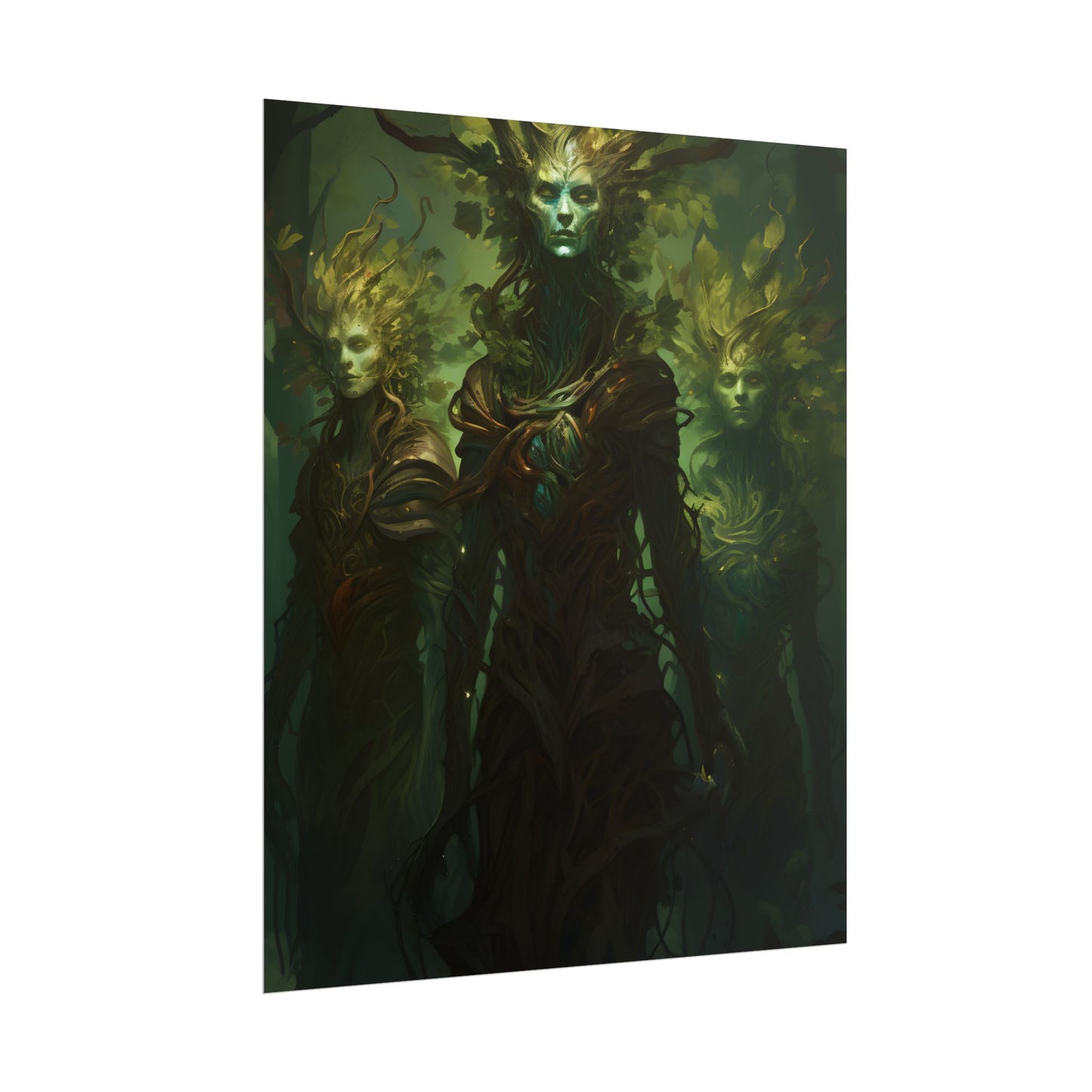 Mystical Forest Guardians: Ancient Tree Spirits Awaken - Poster