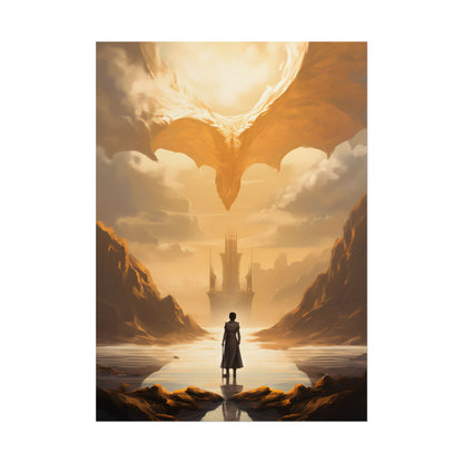 Green Handheld: Close-Up Artwork with Glossy Details - Poster