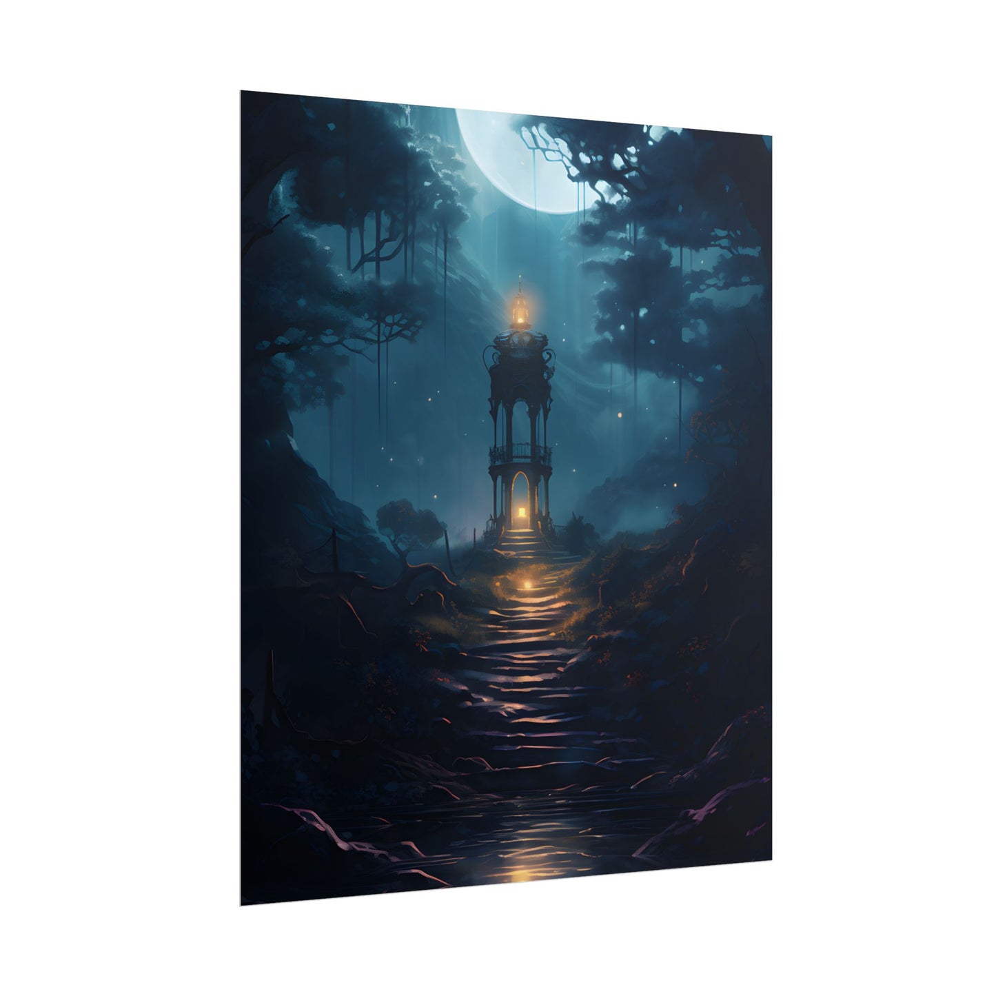 Close-Up Metallic Product: Smooth Cylindrical Device - Poster