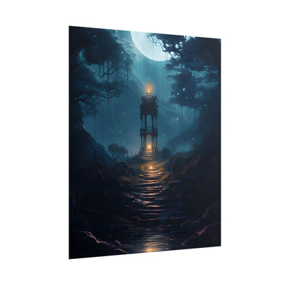Close-Up Metallic Product: Smooth Cylindrical Device - Poster
