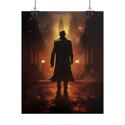 Urban Fantasy Detective: Mystery Graphic Novel Artwork - Poster