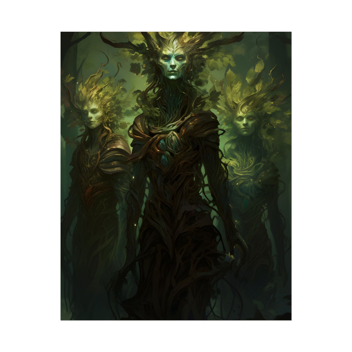 Mystical Forest Guardians: Ancient Tree Spirits Awaken - Poster