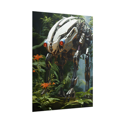 Robotic Wildlife Sanctuary: Harmony in Nature - Poster