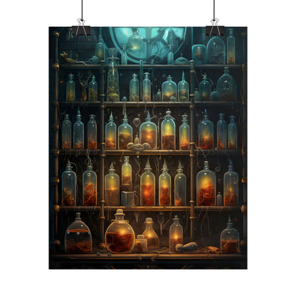 Lab Secrets: A Mysterious Science Experiment Unveiled - Poster