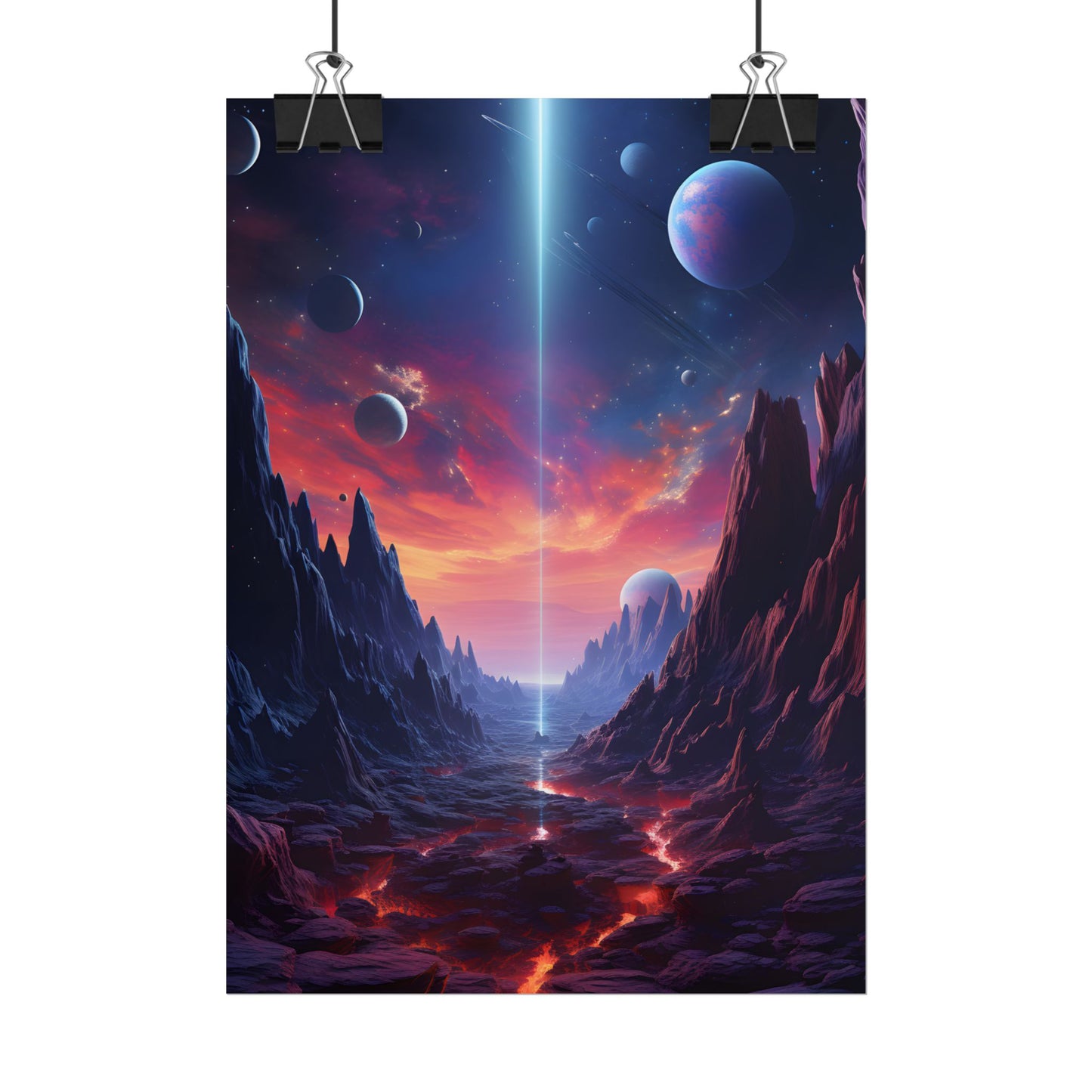 Black Hole Odyssey: A Massive Planet in Space - Poster