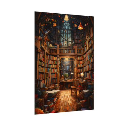 Charming Magical Bookshop: Cozy Book Lover's Paradise - Poster