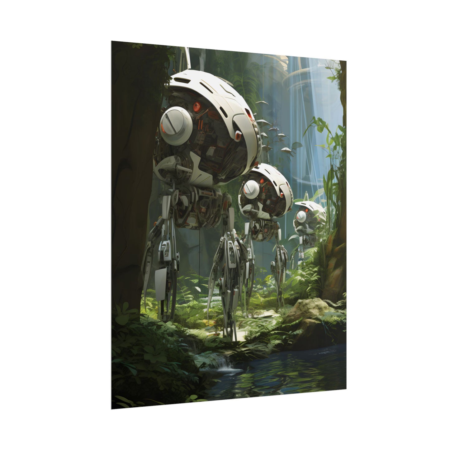 A haven for wildlife, powered by artificial intelligence - Robotic Sanctuary - Poster