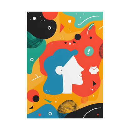 Vibrant Growth Mindset: Colorful Motivation Art - Poster