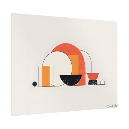 Minimalist Digital Product Design: Bold Block Artwork - Poster