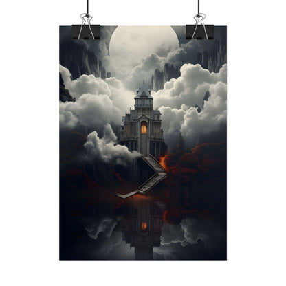 Handheld Message: Personal Artwork in a Small Oval Frame - Poster