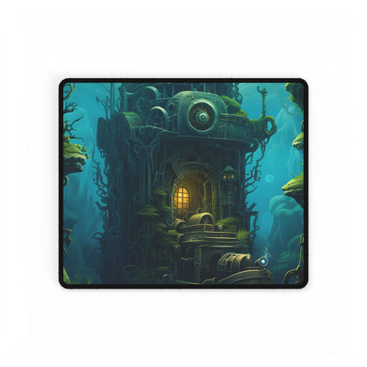 Steampunk Underwater Odyssey: Nautilu's Quest - Desk Mat