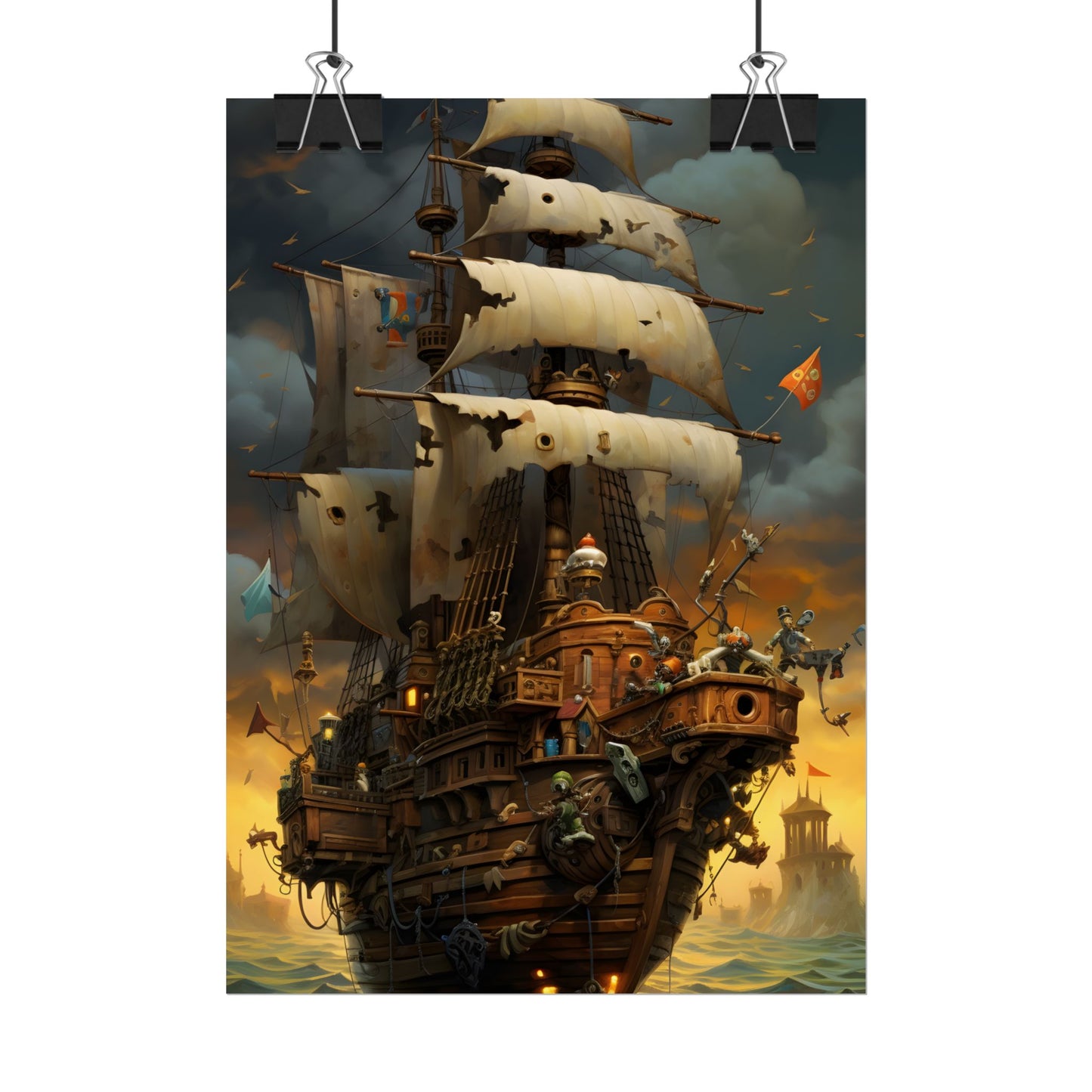 Swashbuckling Time Travelers: Maritime Adventure - Poster