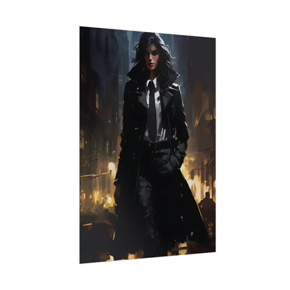 Urban Fantasy Detective: Mystery in City Streets - Poster