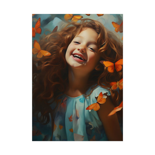Everyday Moments: Portrait of a Young Child - Poster