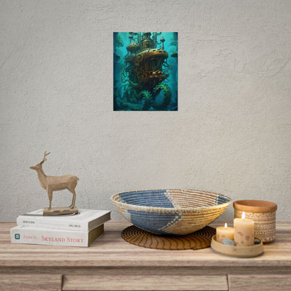 Steampunk Underwater Adventure: Dive into Discovery - Poster