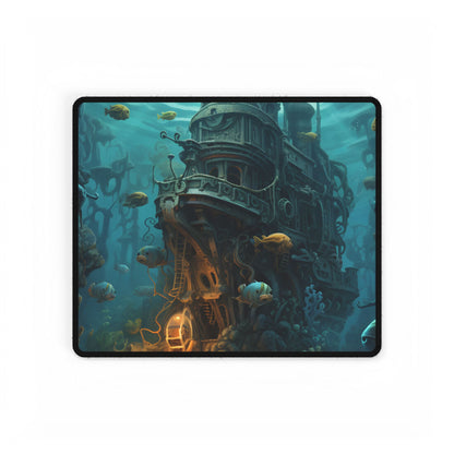 Steampunk Underwater Adventure: Captain Nemos Quest - Desk Mat