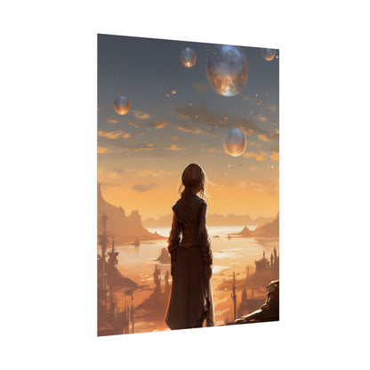 Casual Selfie: Reflection Artwork - Poster