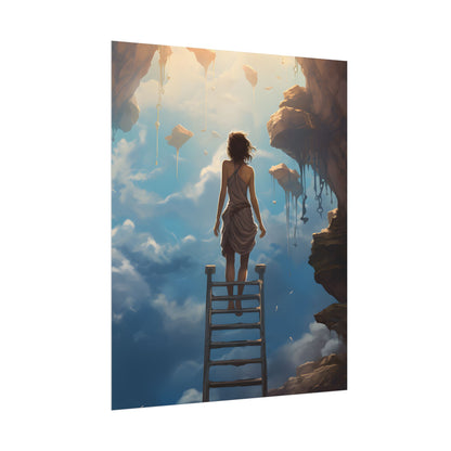 Casual Moment: Person Outdoor Portrait - Poster