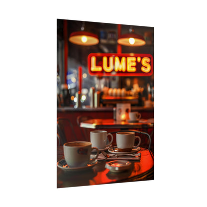 Retro Kitchen Diner: Vintage Artwork from Lukes - Poster