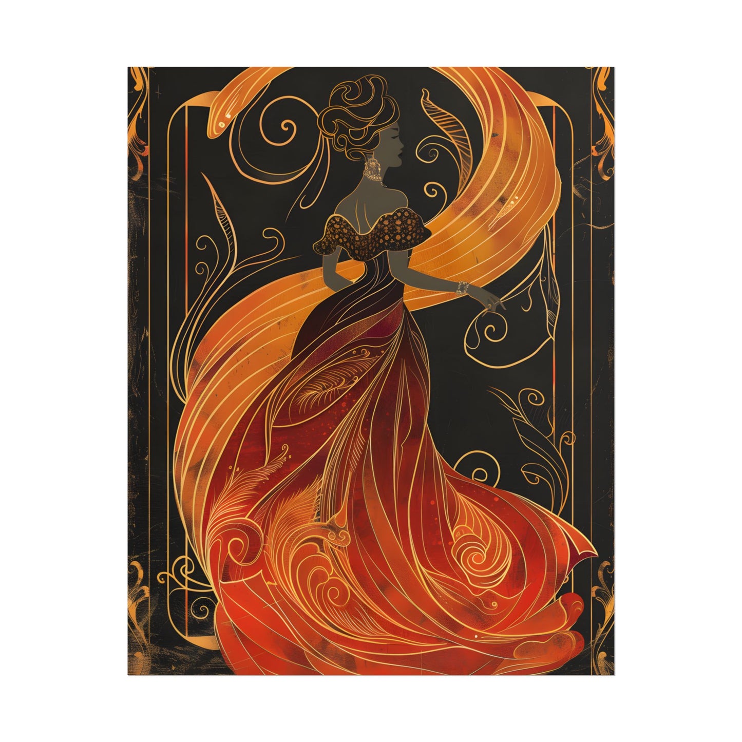 Vintage Art Nouveau Elegant Poster: Batch 1 2024 - Poster