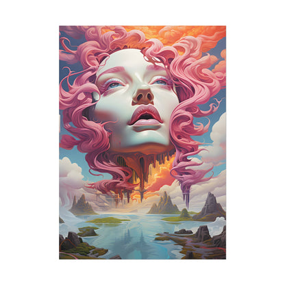 Dreamlike Vortex: Abstract Surreal Scene Art - Poster