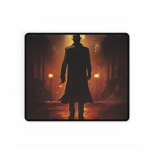 Urban Fantasy Detective: Mystery Graphic Novel Artwork - Desk Mat